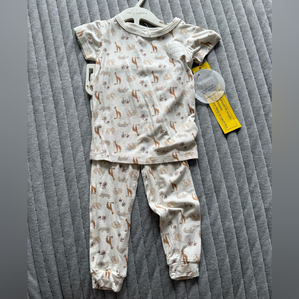Kids' Animal Print Pajama Set